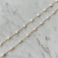 READY TO SHIP *NEW* OPAL CLOVER Satellite Permanent Jewelry Chain (3 feet)