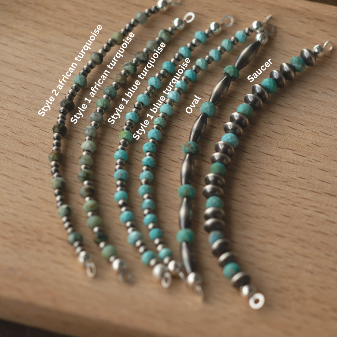 NEW - Navajo Pearl + Turquoise Glow Ups