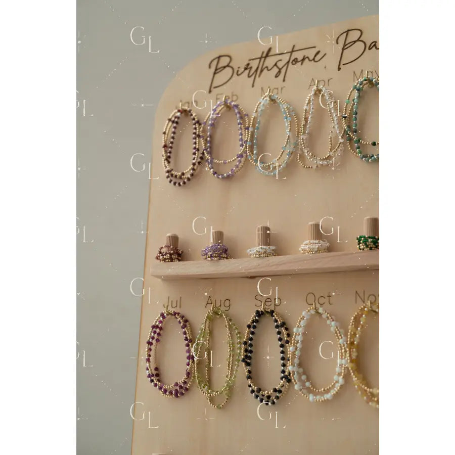 Birthstone Bracelet and Ring Display (DIS-17)