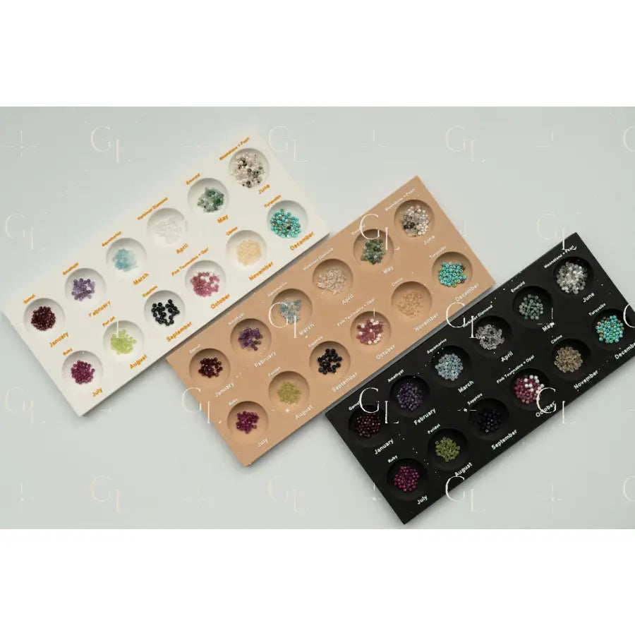 Birthstone Tray with Gemstones