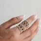 Blake Gemstone 14k Gold Fill + Sterling Silver Ring (ONE TOE/FINGER RING)