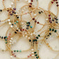 Charlotte Birthstone 14k Gold Fill and Sterling Silver Beaded Bracelet