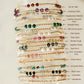 Charlotte Birthstone 14k Gold Fill and Sterling Silver Beaded Bracelet