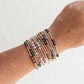 Charlotte Birthstone 14k Gold Fill and Sterling Silver Beaded Bracelet