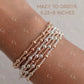 Crew - Mixed Metal Gold Fill Beaded Bracelet (PRE-113)