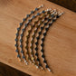 half beaded for permanent jewelry 