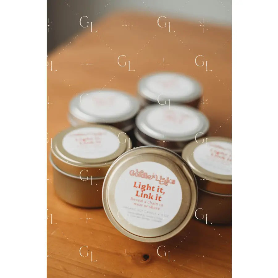Custom Light It Link it Candle