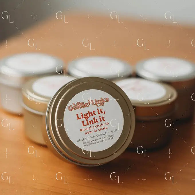 Custom Light It Link it Candle