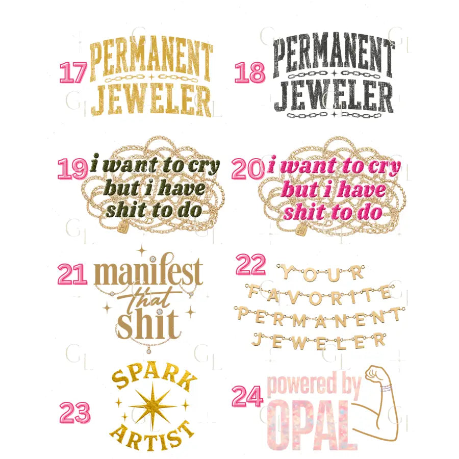 Custom Permanent Jewelry Graphic Tees + Sweatshirts