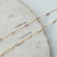 Double Single Gold Fill Gemstone Permanent Jewelry Chain READY TO SHIP