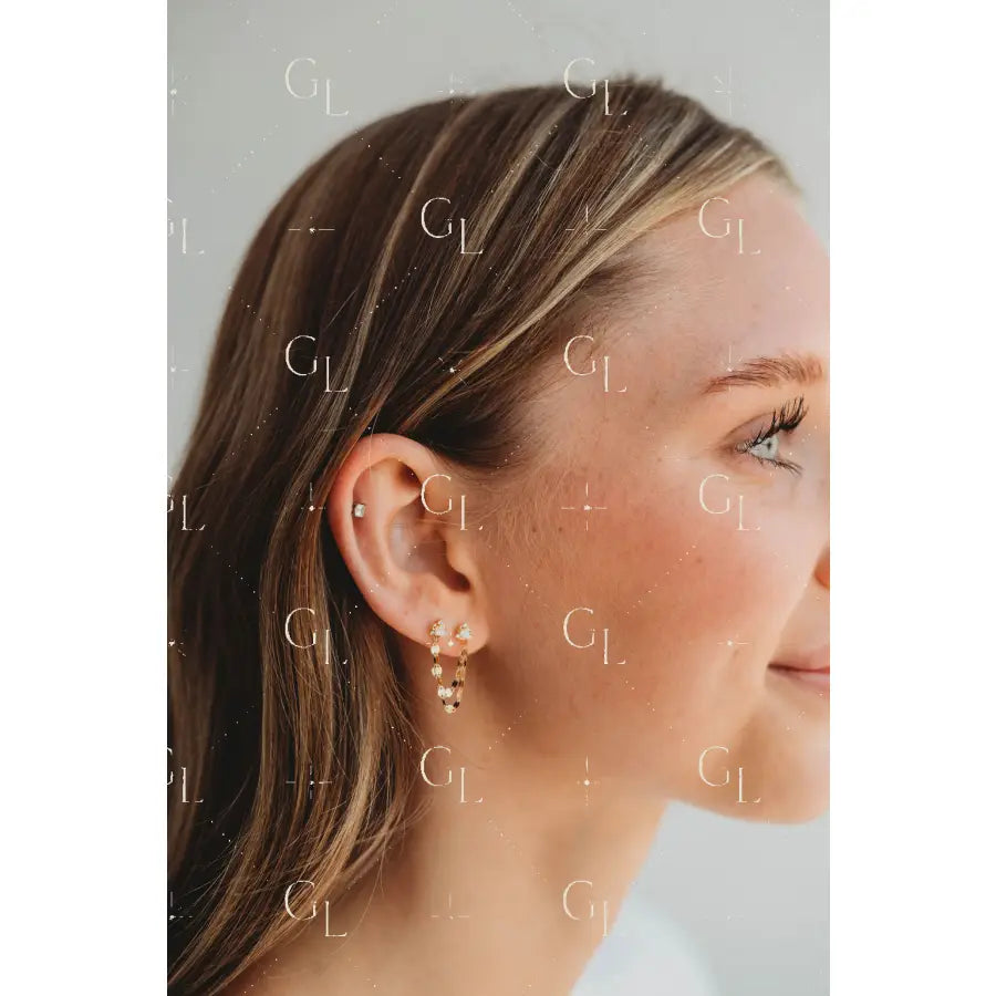Ear Chains- 14k Gold Fill or Sterling Silver