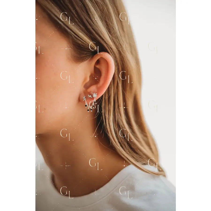 Ear Chains- 14k Gold Fill or Sterling Silver