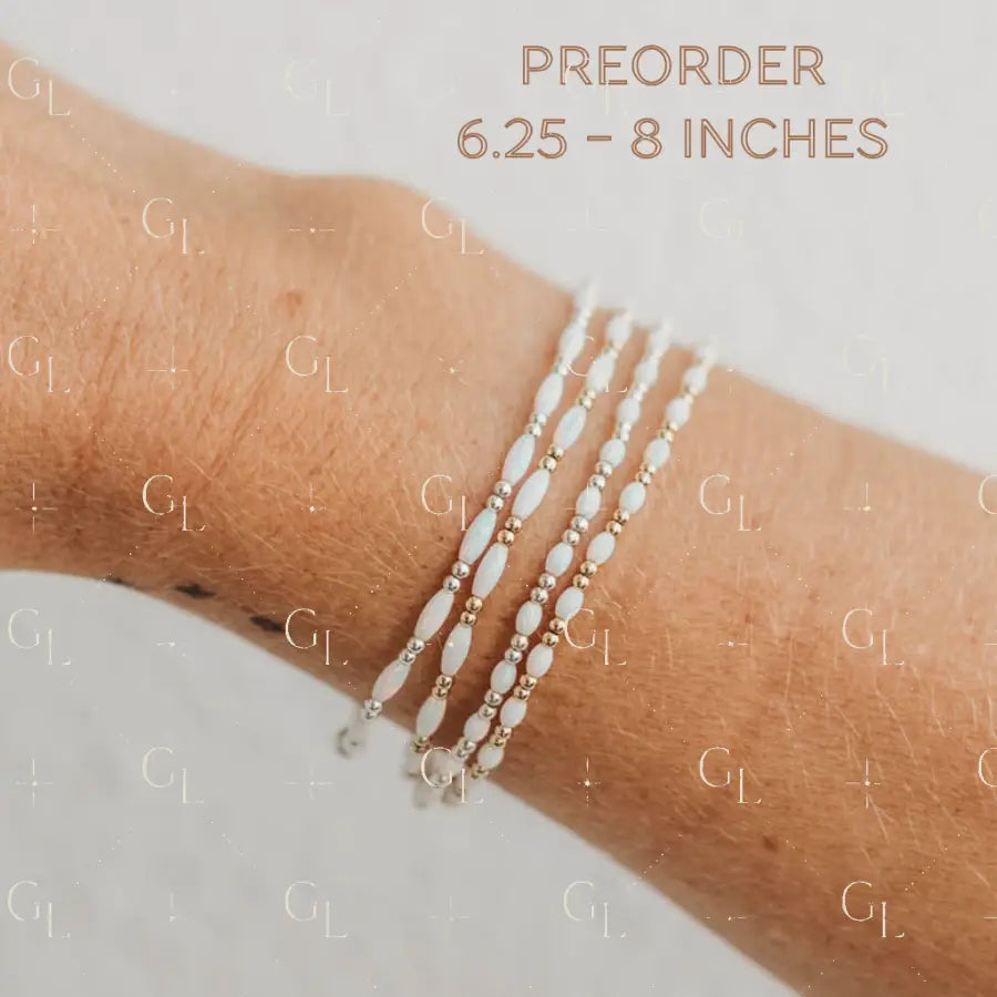 Eden Opal Gold Fill and Sterling Silver Bracelet PREORDER