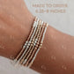 Endy 14k Gold Fill + Sterling Silver Bracelet (PRE-110)