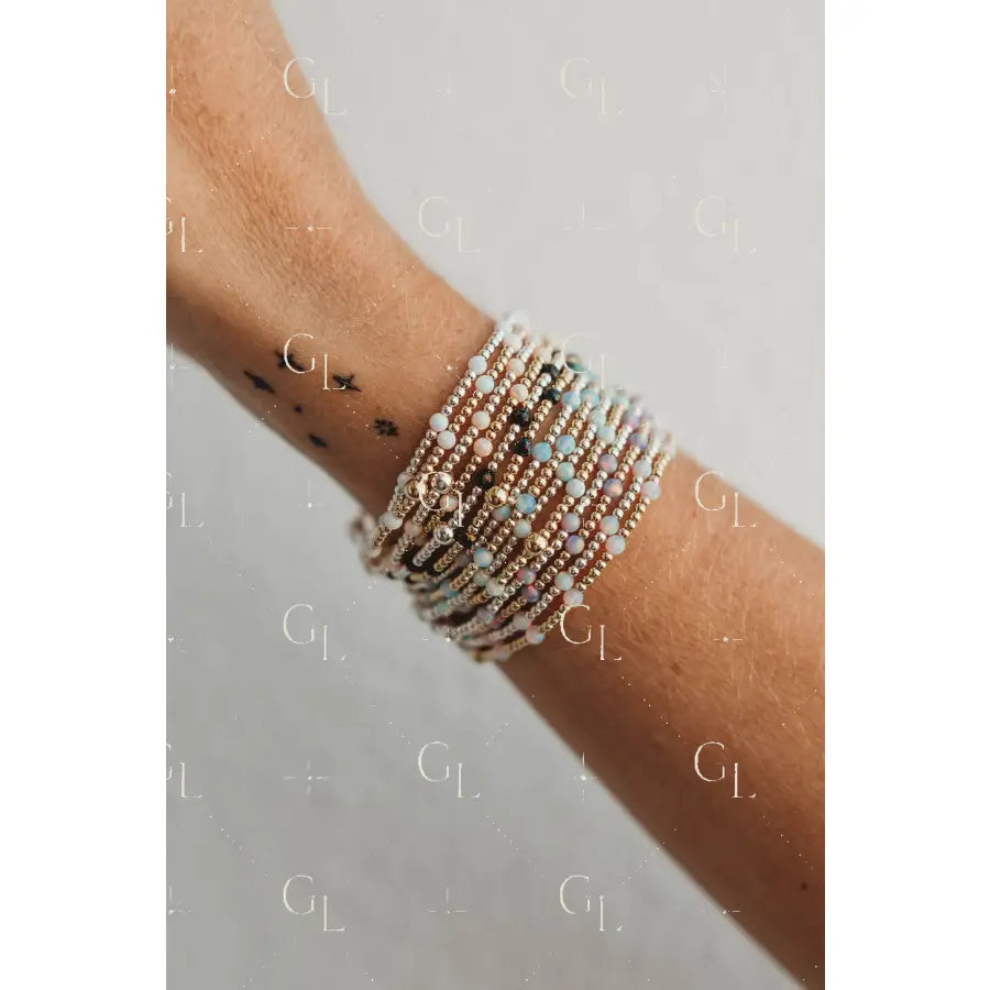 Ezra Opal Gold Fill and Sterling Silver Bracelet READY TO SHIP