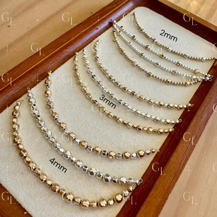 Faceted Beaded Glow Up