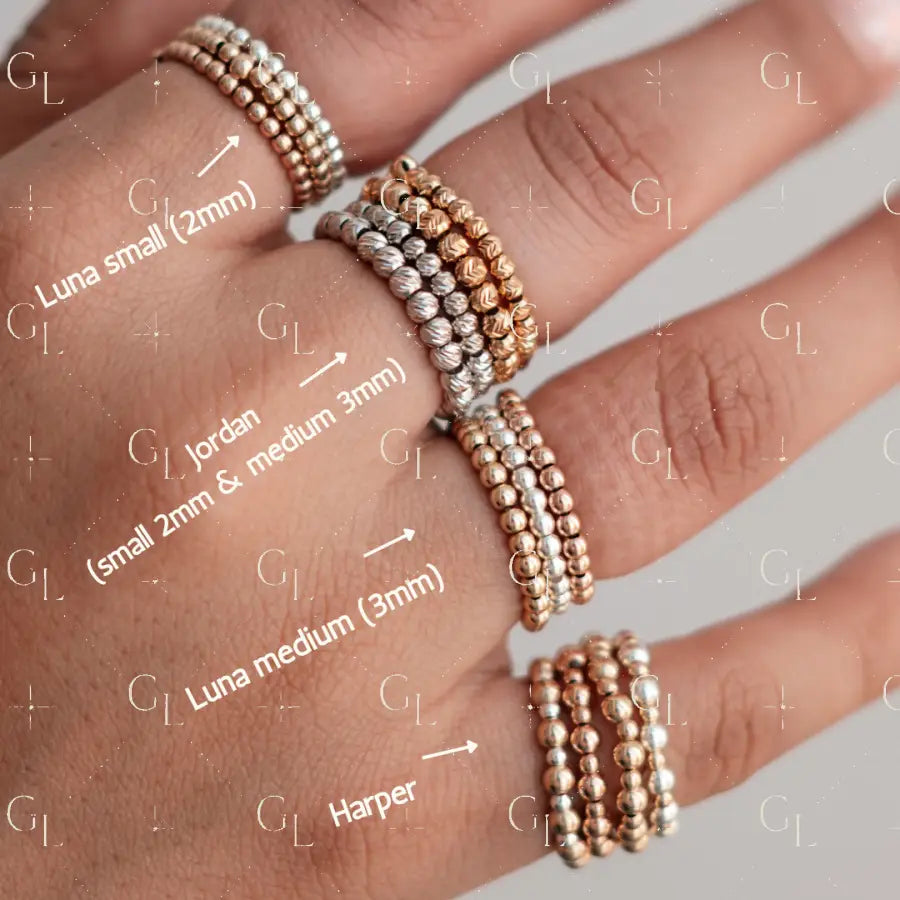 FULL Gold Fill + Sterling Silver Ring Wholesale Collection Pack (27 FINGER RINGS)