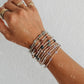 Gemstone Heart Gold Fill and Sterling Silver Bracelet PREORDER