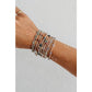 Gemstone Heart Gold Fill and Sterling Silver Bracelet PREORDER