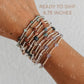 Gemstone Heart Opal Gold Fill and Sterling Silver Bracelet READY TO SHIP