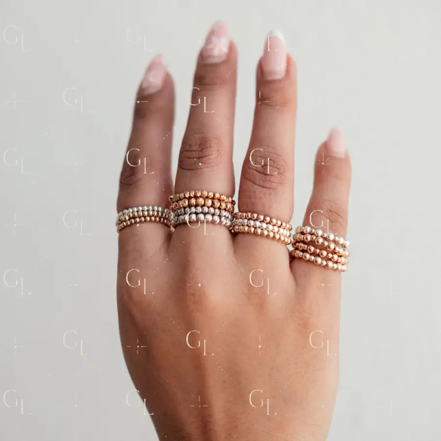 Gold Fill and Sterling Silver Finger Ring (ONE RING)