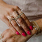 Gold Fill and Sterling Silver Finger Ring (ONE RING)