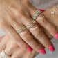 Gold Fill and Sterling Silver Finger Ring (ONE RING)