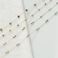 Tiny Turquoise, Turquoise Cube, Heishi Turquoise Permanent Jewelry Chain -READY TO SHIP