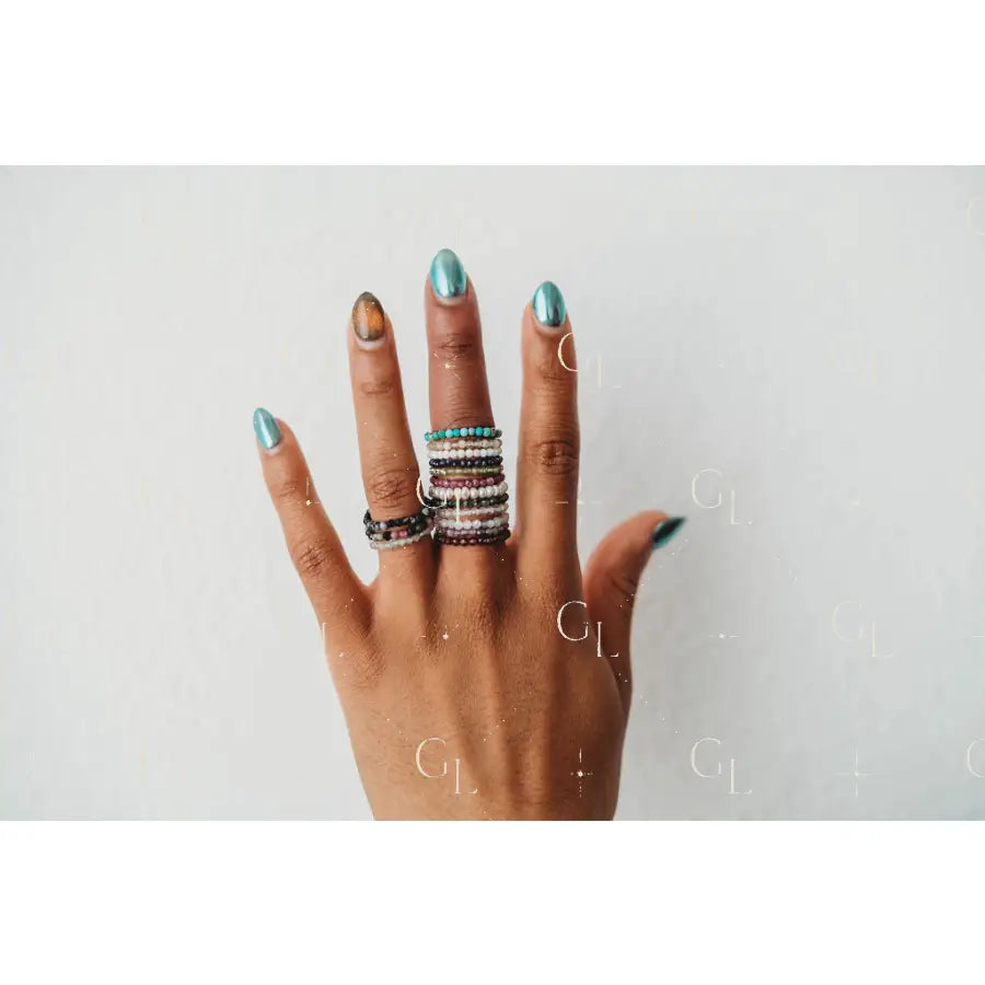 Haven Gemstone 14k Gold Fill + Sterling Silver Ring (ONE TOE/FINGER RING)