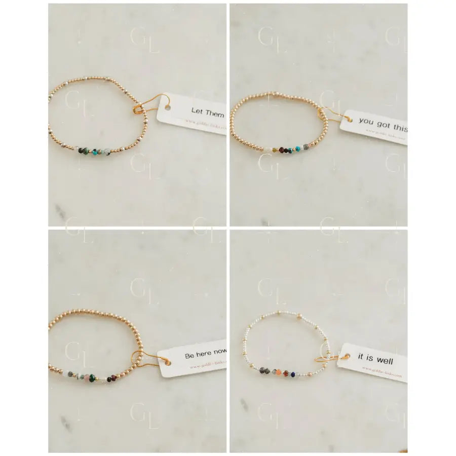 Hidden Message Bracelet COLLECTION- (set of 10 bracelets)