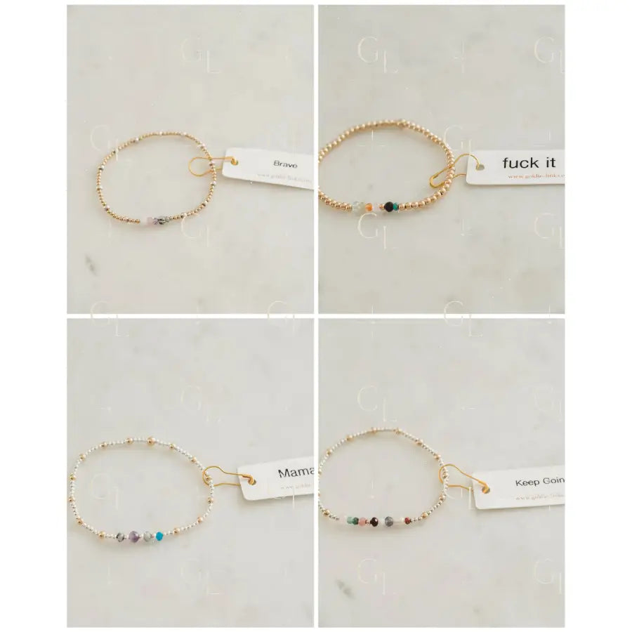 Hidden Message Bracelet COLLECTION- (set of 10 bracelets)