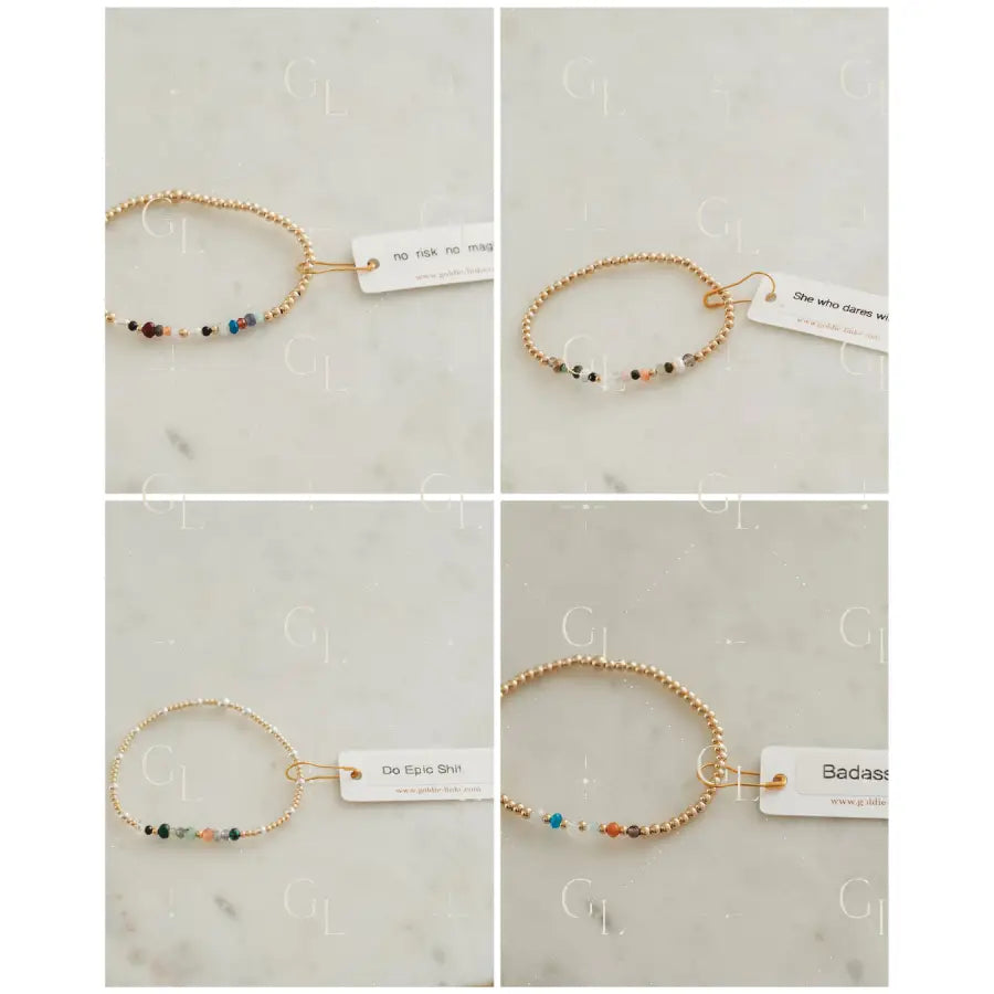 Hidden Message Bracelet COLLECTION- (set of 10 bracelets)