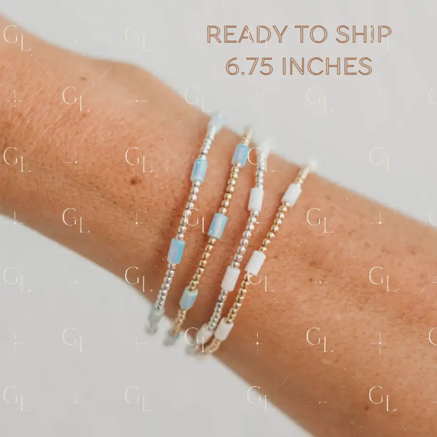 Isla Opal Gold Fill and Sterling Silver Bracelet READY TO SHIP