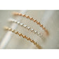 Jack - Mixed Metal Gold Fill + Sterling Silver Beaded Bracelet
