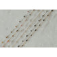 Labradorite Black Onyx & Tourmaline Double Single Permanent Jewelry Chain (3 feet) PREORDER