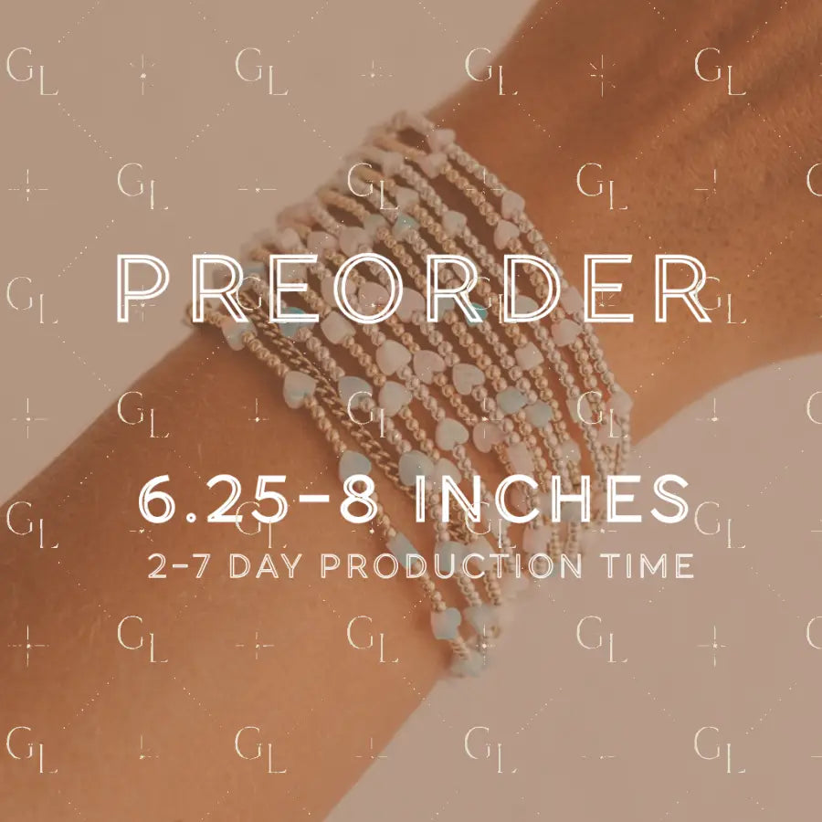 Lil Heart Opal Gold Fill and Sterling Silver Bracelet PREORDER