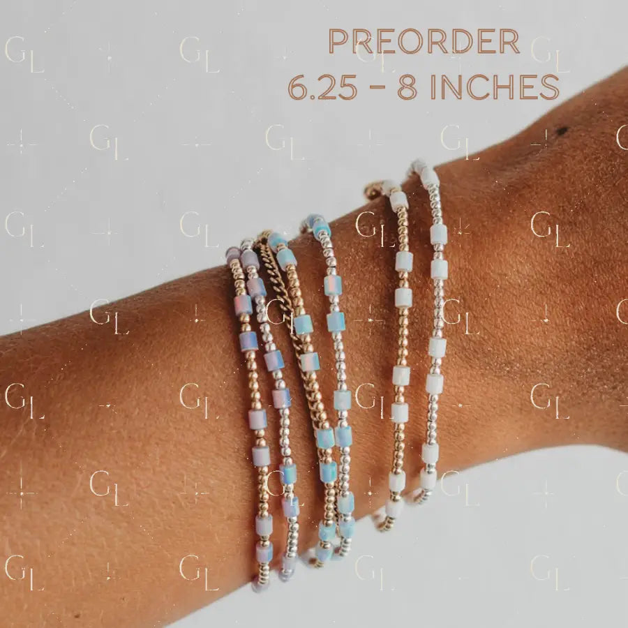 Maisie Opal Gold Fill and Sterling Silver Bracelet PREORDER