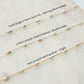 Mixed Metal Smooth Gold Fill + Sterling Silver Beaded Permanent Jewelry Chain READY TO SHIP