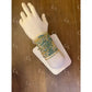 Morse Code Turquoise Gemstone 14k Gold Fill Sterling Silver or Stainless Steel Bracelet