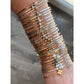 NEW! Beaded Permanent Jewelry Bangle - 14k Gold Fill Sterling Silver Mixed Metal
