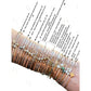 NEW! Beaded Permanent Jewelry Bangle - 14k Gold Fill Sterling Silver Mixed Metal
