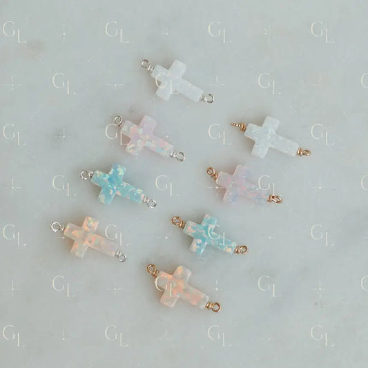 NEW COLORS! Opal CROSS Connectors