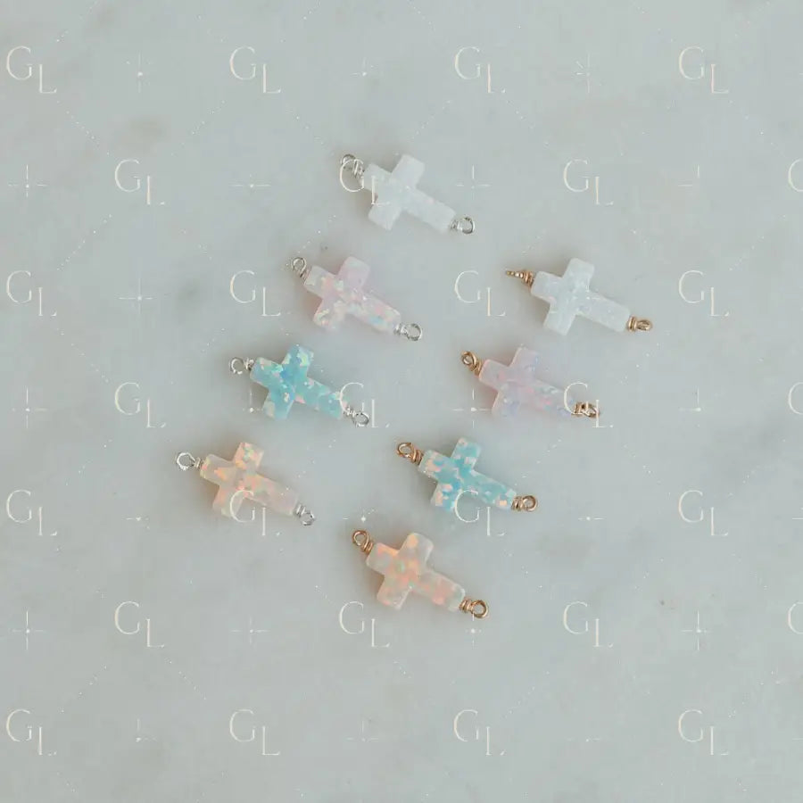 NEW COLORS! Opal CROSS Connectors