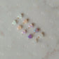 NEW COLORS! Opal + Pearl HEART Connectors