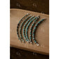 Navajo Pearl + Turquoise Glow Ups on wood surface 