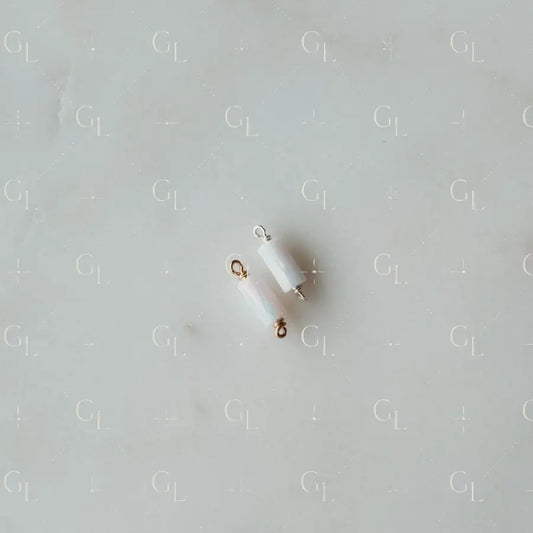 Opal BAR Connectors for Permanent Jewelry