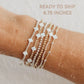Opal Clover 14k Gold Fill + Sterling Silver Bracelet READY to SHIP