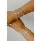 Opal Evil Eye Gold Fill + Sterling Silver Bracelet- READY TO SHIP
