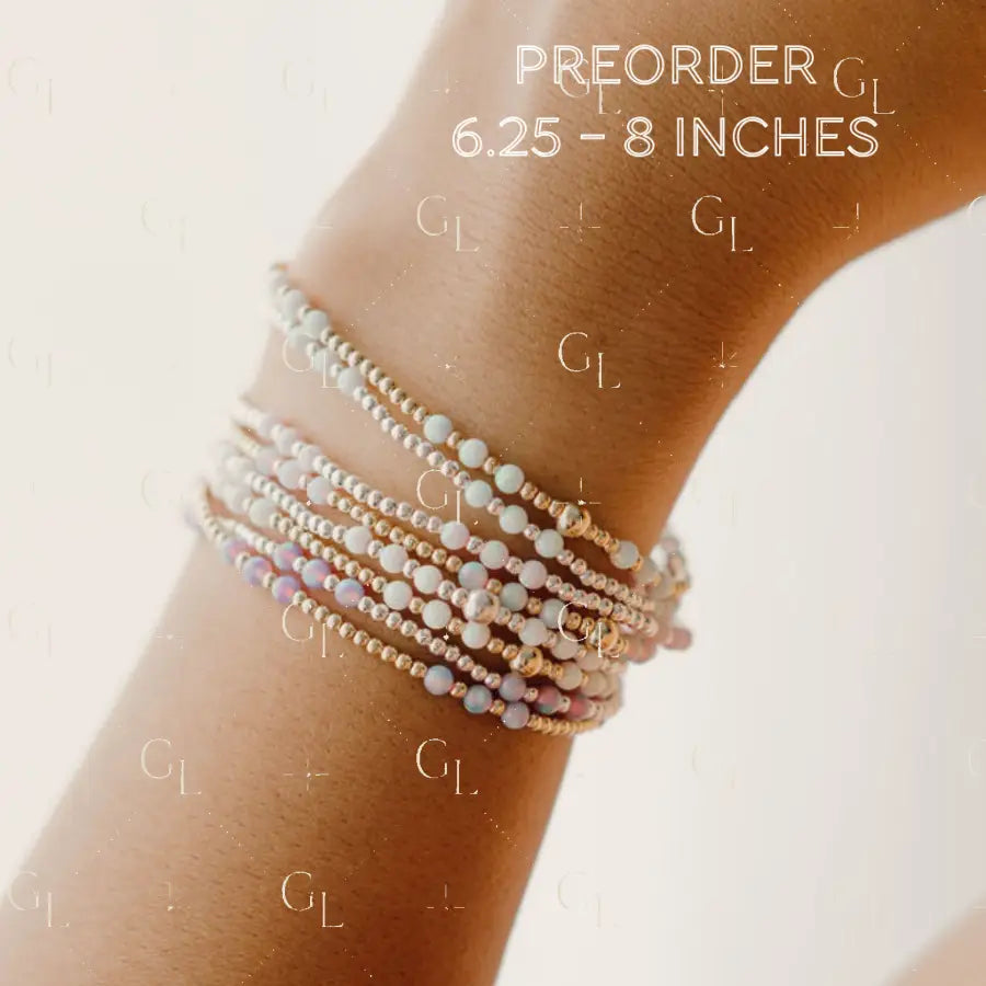Opal Marley Gold Fill and Sterling Silver Bracelet- PREORDER