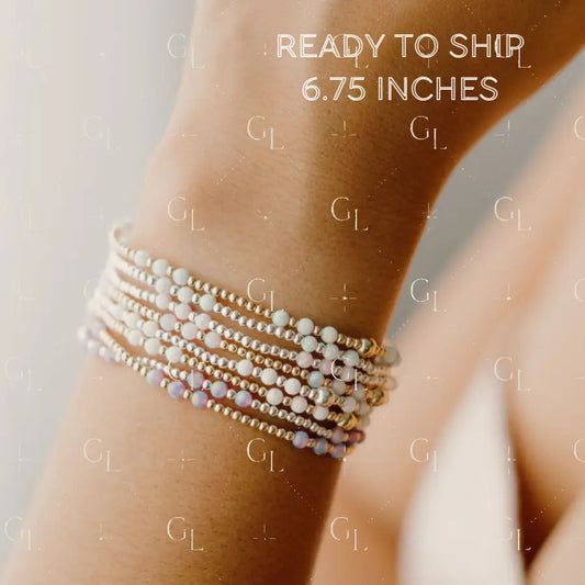 Opal Marley Gold Fill and Sterling Silver Bracelet- READY TO SHIP